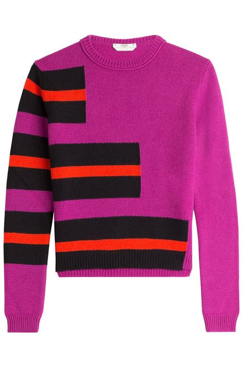 fendi high low cashmere jumper.